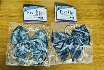 EASTBOY 리본 & 넥타이 키링 가챠 아쉬 그린 네이비