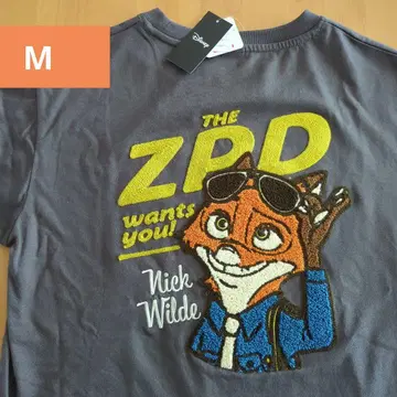 택 포함 새상품 주토피아 닉 사가라 자수 Nick Wilde 티셔츠