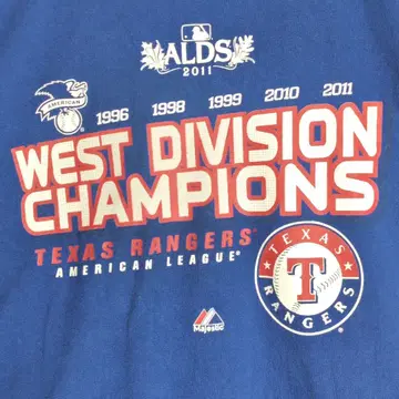 티셔츠 파랑 프로 팀 MLB 레인저스 XL 사이즈