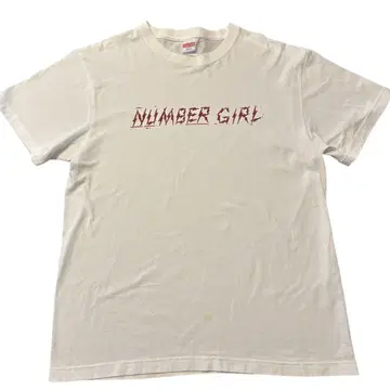 NUMBER GIRL 넘버 걸 티셔츠 L 사이즈 무카이 히데토쿠
