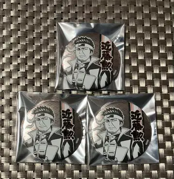 은혼 곤도 이사오 점프샵 데컬렉션 캔뱃지 데코레 캔