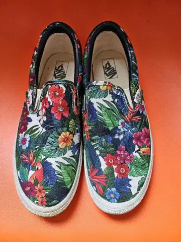 VANS 반스 슬립온 플라워 프린트 알로하 28cm