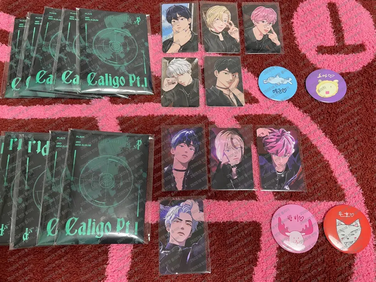 PLAVE Caligo ktown4u ld Drink poca badge Yejun Noah Bamby Eunho Hamin