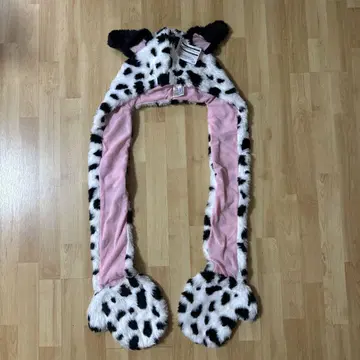디즈니 랜드 씨 101마리의 강아지 머플러 모자