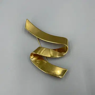 051 모네 골드 곡선 디자인 브로치