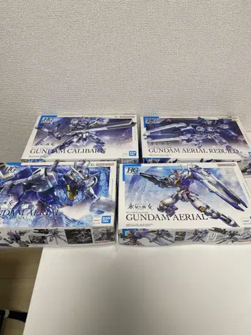 HG 건담 프라모델 GUNDAM AERIAL 세트 + 칼리버