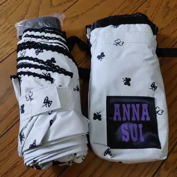 새상품급 ANNA SUI 접이식 우산 나비 패턴