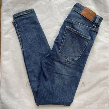 자라*스키니 데님*24*S*M 사이즈*데님*블루*