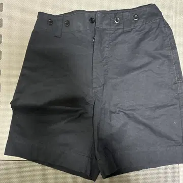 MHL 블랙 숏 팬츠 5 버튼 3 포켓