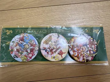 디지몬 어드벤처 크리스마스 CD 자켓 캔뱃지 세트