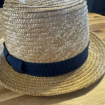 blue blue japan 밀짚모자 네이비 리본