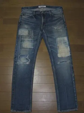 FDMTL 슬림핏 스트레이트 데님 W34 L32