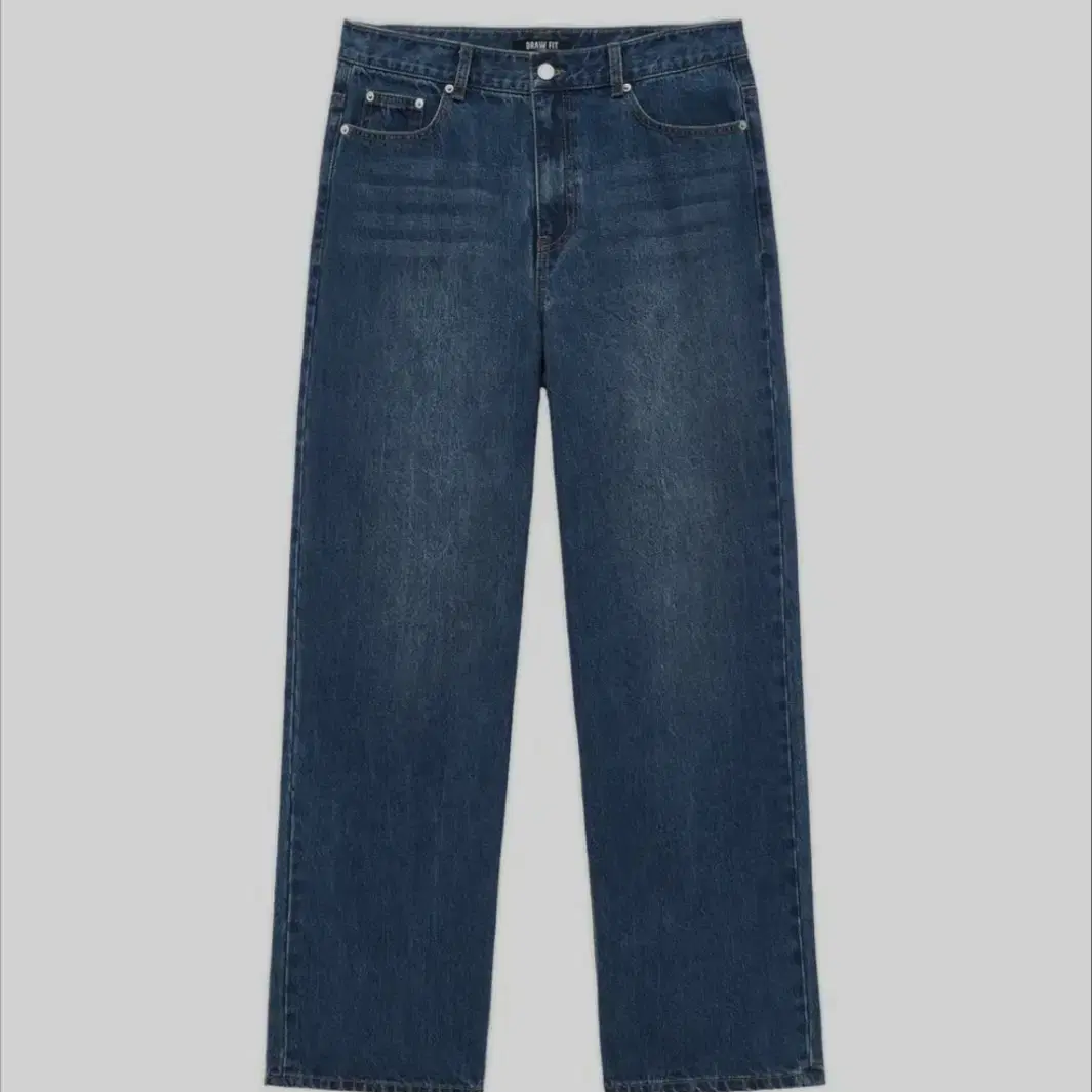 Trillion Domingo Pinch Cut Wide Denim Pants (SAND BLUE) on