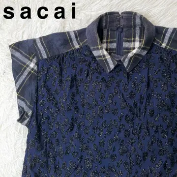 사카이 sacai 티셔츠 도킹 비쥬 여성용 네이비 M 2
