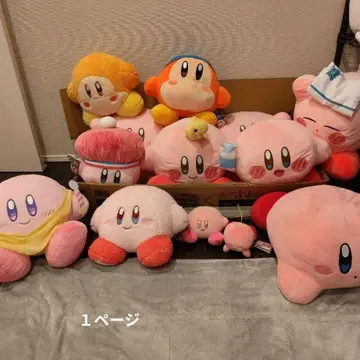 커비 봉제 인형 세트