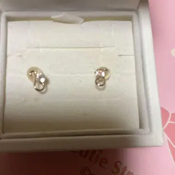 로즈 쿼츠 귀걸이