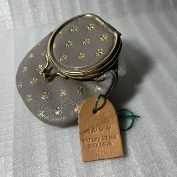 빈티지 이탈리아제 거울이 달린 지갑 메이크업 파우치 소품함