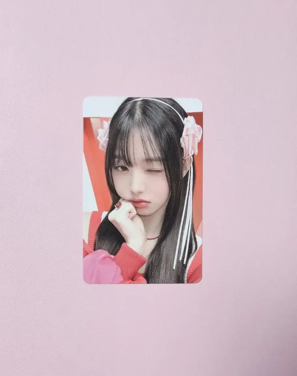 아이브 장원영 마인 사웨 사운드웨이브 미공포 특전 포카