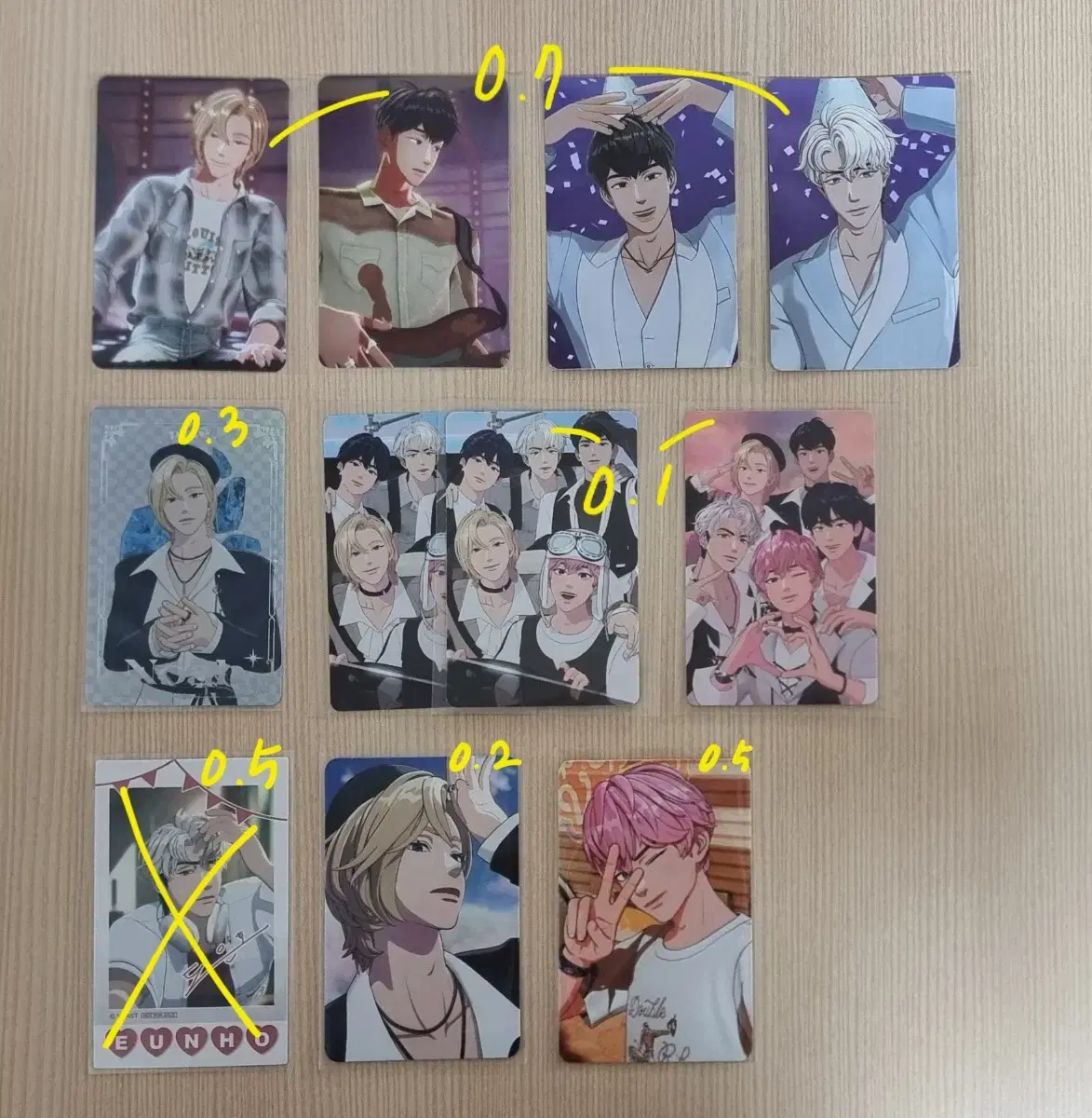PLAVE Pop Up 50,000 Won Poca Noah Hamin We Fore Love Noah Cheki Style Eunho Pepero Bamby