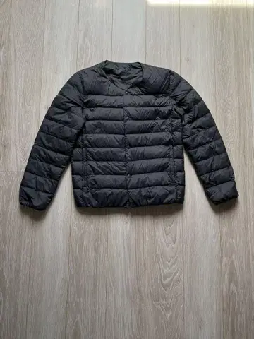 MUJI 포켓형 노카라 다운 자켓