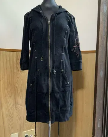 오즈온 오즈 클로체 후드티 롱 기장 고딕 비주얼계