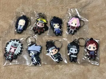 NARUTO 질풍전 러버 키링 컬렉션 나루토 사스케 카카시