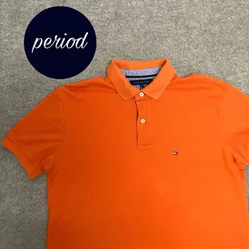 P1814 TOMMYHILFIGER 무지 로고 피케 셔츠