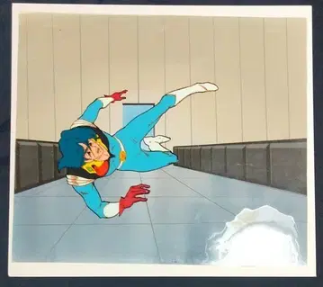 우주 전사 발디오스 마린 레이건 애니메이션 셀화 배경 포함