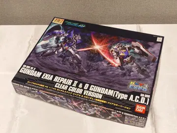 HG 건담 엑시아 리페어 II & O 건담 클리어 컬러 버전