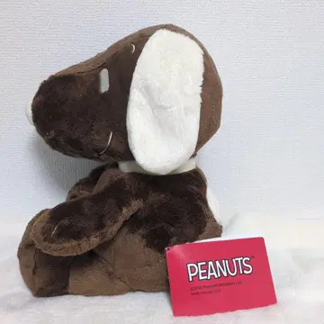 SNOOPY L 봉제 인형 라떼 컬러