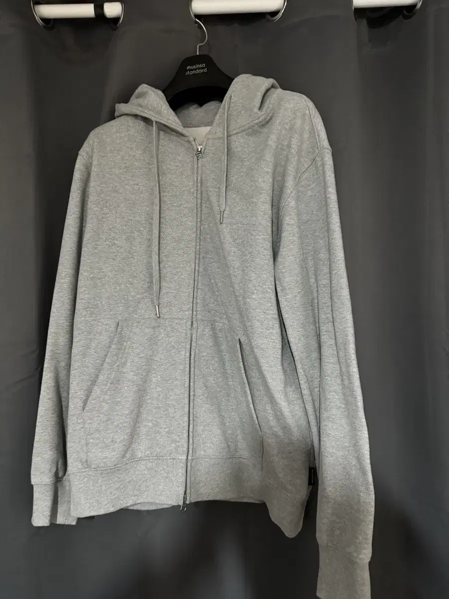Melange Master Hoodie Zip-up XL Gray, Black