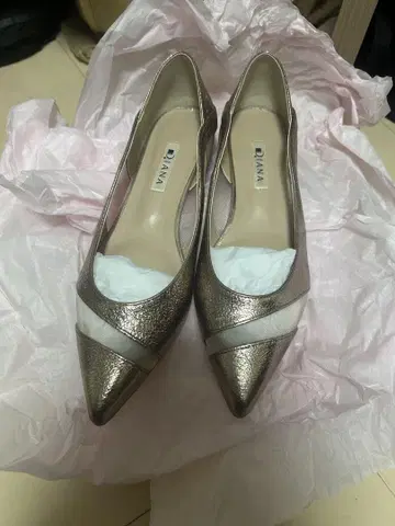 다이애나 펌프스 핑크 골드