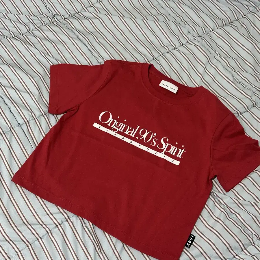Tシャツ・カットソー 1993studio Original 90S Regular T-Shirt_Red 1993studio(1993スタジオ) Tシャツ・カットソー(メンズ) - 海外