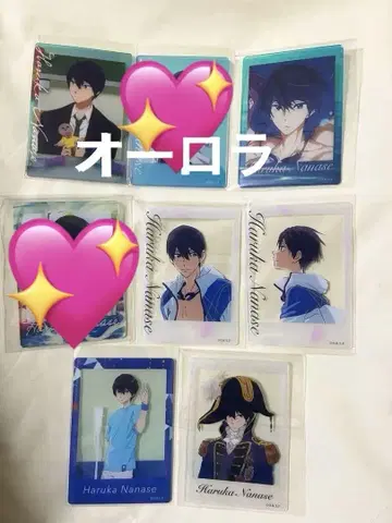 Free! 오케스트라 콘서트 폴라로이드풍 클리어 카드 나나세 하야오