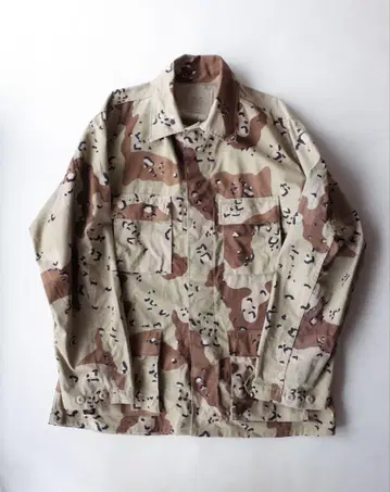 90년대 빈티지 U.S.ARMY 밀리터리 자켓 초코 칩 카모플라쥬