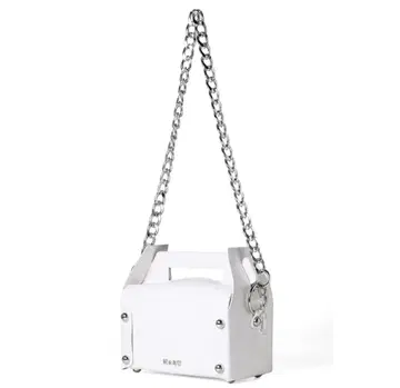 MASU 24aw LEATHER CAKE BAG 화이트