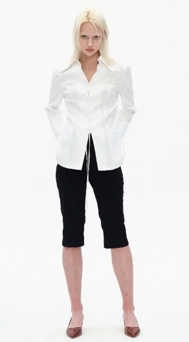 Theopen Product Lace-up Shirt