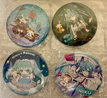 캔뱃지 하츠네 미쿠 4개/라스칼 2023&2024 매지컬 미라이 피아프로