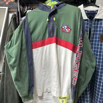 90년대 Tommy Hilfiger 반지퍼 파카 RAP