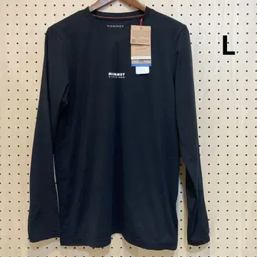 로고 프린트 긴팔 티셔츠 L (1016-01030)