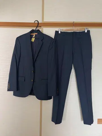 남성용 수트 J Crew 싱글 네이비