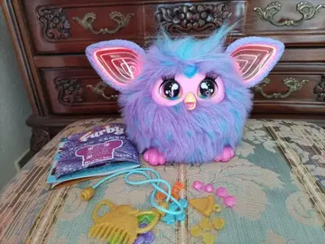 가격 인하 Furby 퍼비 봉제 인형 퍼플 해즈브로