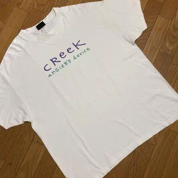 creek 티셔츠 2XL 사이즈 화이트