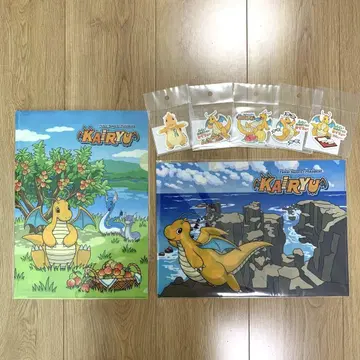 포켓몬 로컬 액츠 카이류 스티커 클리어 파일 후쿠이현 한정판