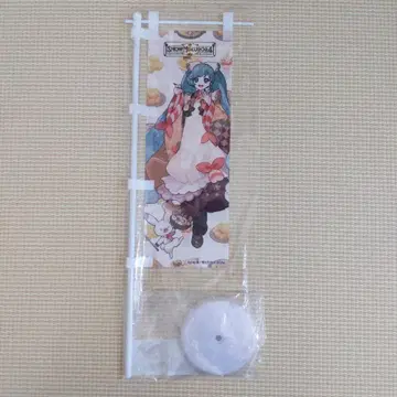 유키 미쿠 2024 미니 깃발 SNOW MIKU