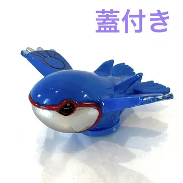 뚜껑이 있는 카이오가 포켓몬 스쿠이 인형 소프트 비닐