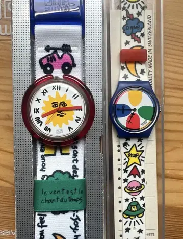 POP SWATCH 까스텔바작 콜라보 스와치 2권 세트
