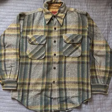 70s KINGS ROAD Sears CPO 셔츠 울 빈티지 플란넬