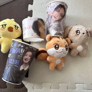 카포 포함! ATEEZ 아치즈 ANITEEZ 봉제 인형 세트