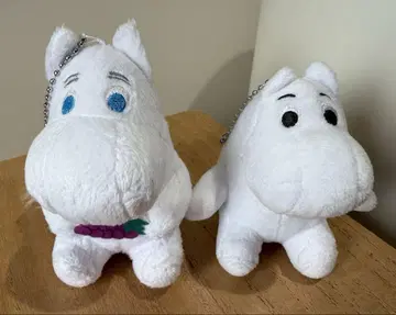 MOOMIN 무민 봉제 인형 키링 2개 세트